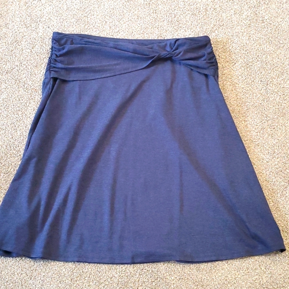 Knee length Patagonia skirt, blue, women's L
